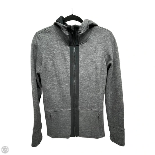 Jacket Fleece By Athleta In Grey, Size: M