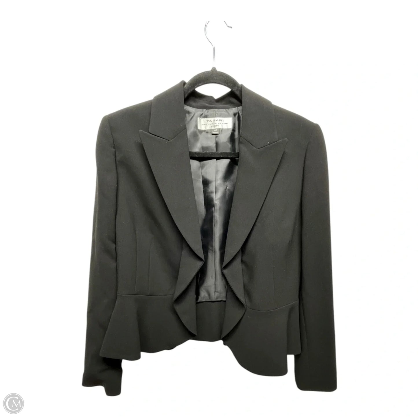 Blazer By Tahari In Black, Size: 10p