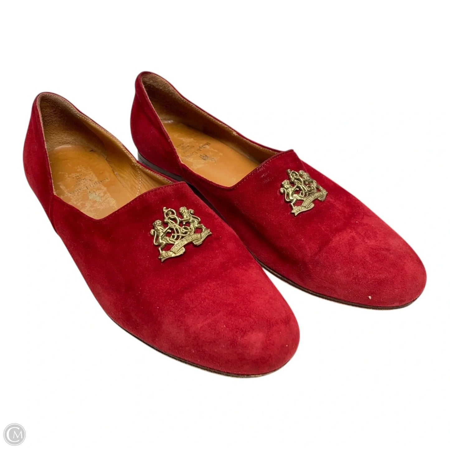 Shoes Flats By Ralph Lauren In Red, Size: 6.5