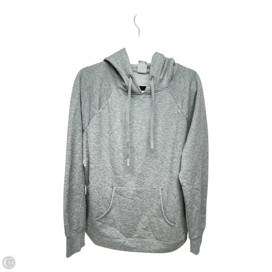 Sweatshirt Hoodie By Athletic Works In Grey, Size: L