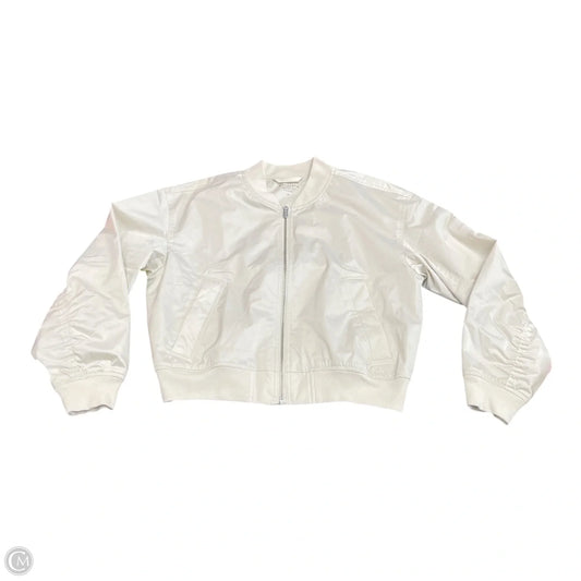 Athletic Jacket By Athleta In Beige, Size: M