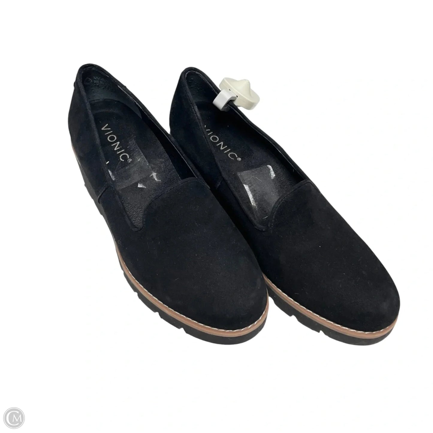 Shoes Heels Wedge By Vionic In Black, Size: 6.5