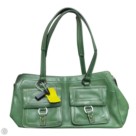 Handbag Leather By Tommy Hilfiger, Size: Medium