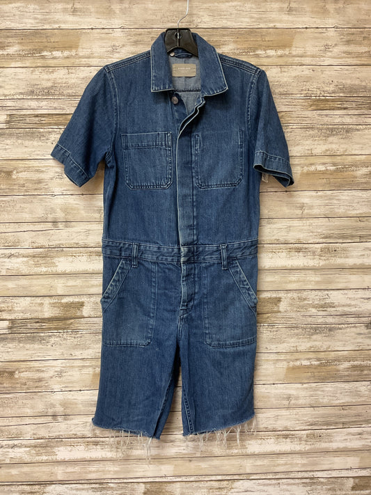 Romper By Everlane In Blue Denim, Size:2