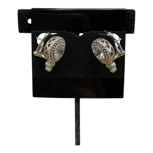 Earrings Designer By Judith Ripka In Silver