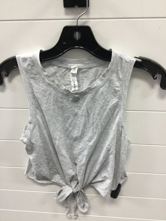 Athletic Tank Top By Lululemon In Grey, Size:4