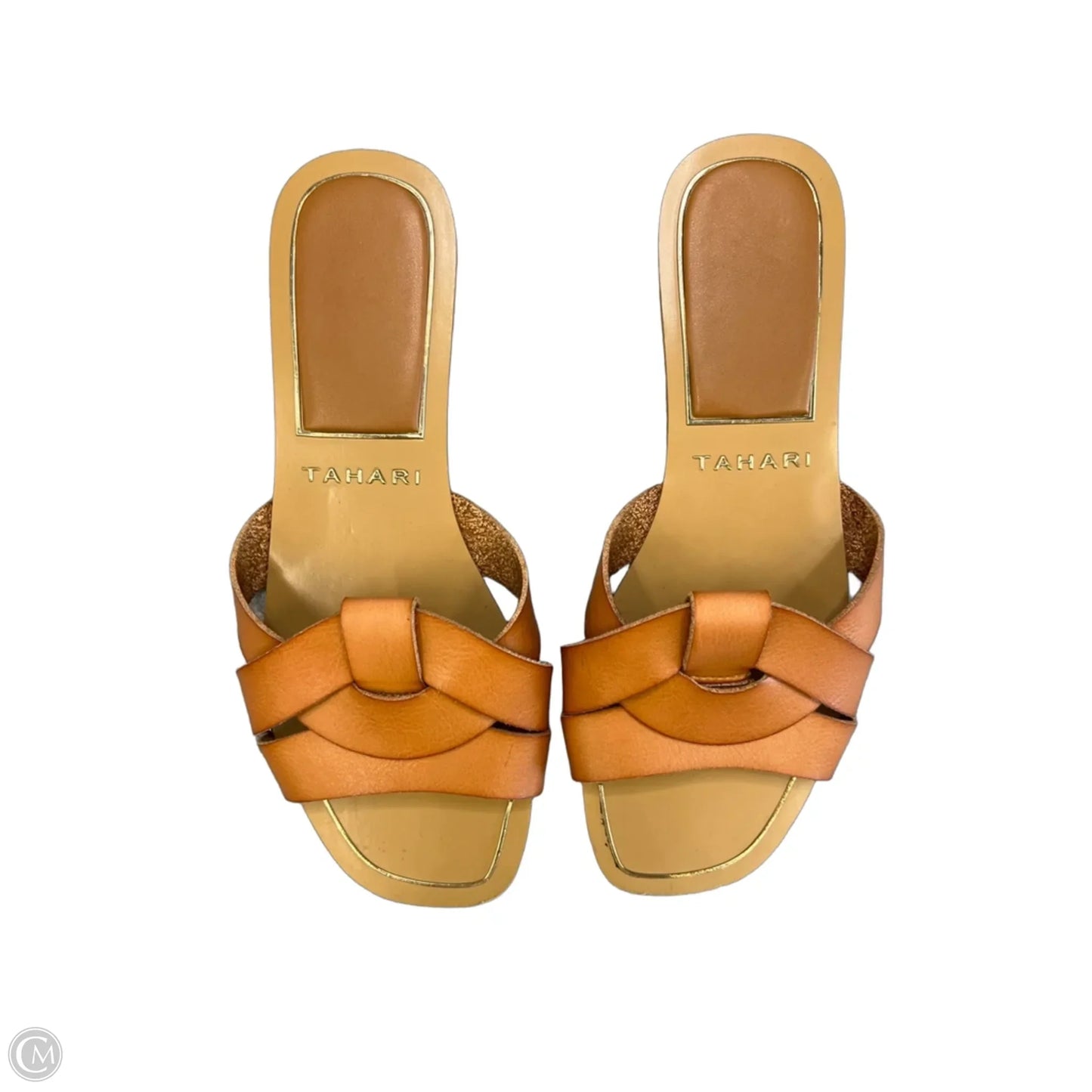 Sandals Flats By Tahari In Brown, Size: 8