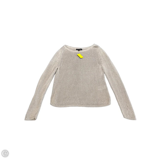Top Long Sleeve By Banana Republic In Tan, Size: M