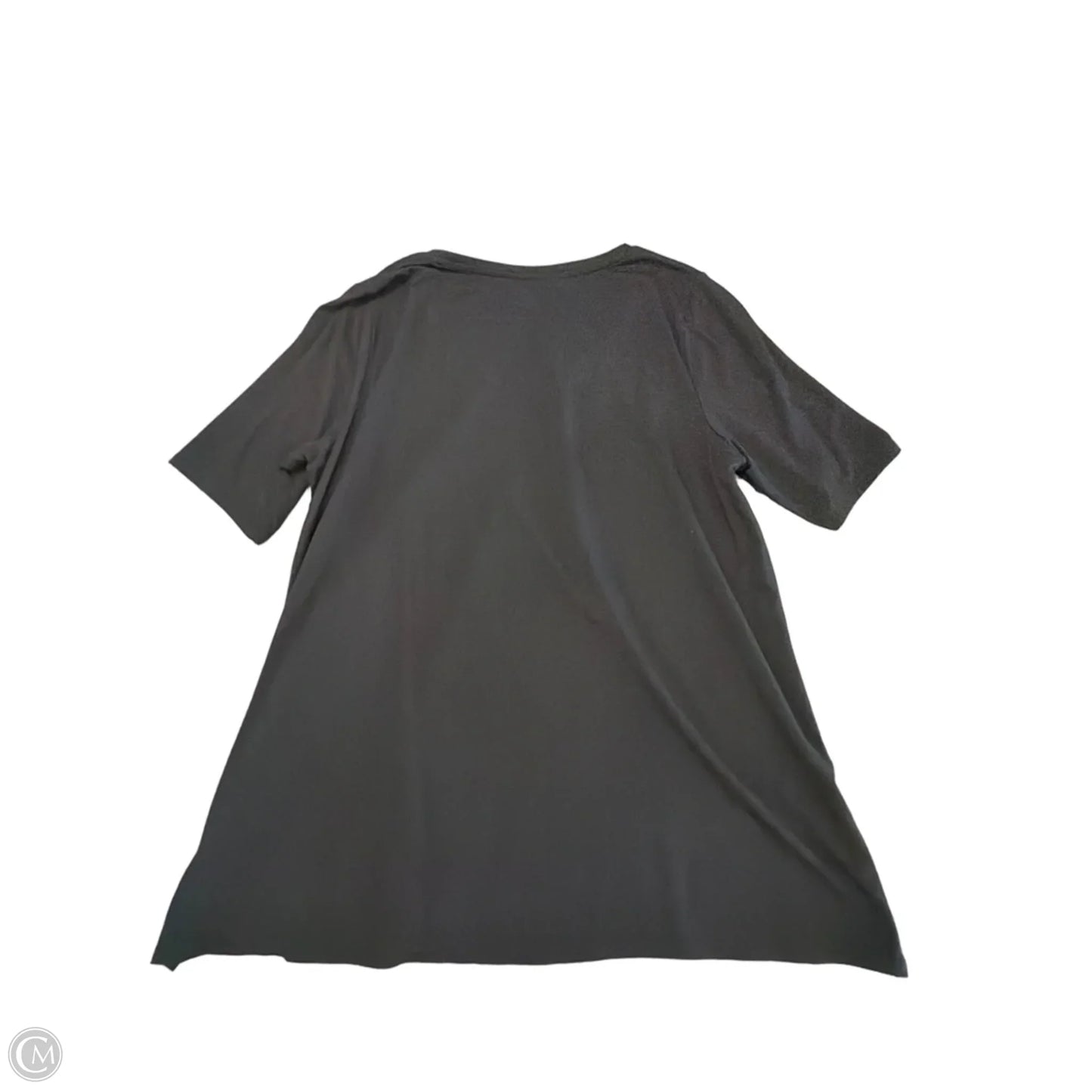 Top Short Sleeve Basic By Chicos In Black, Size: L