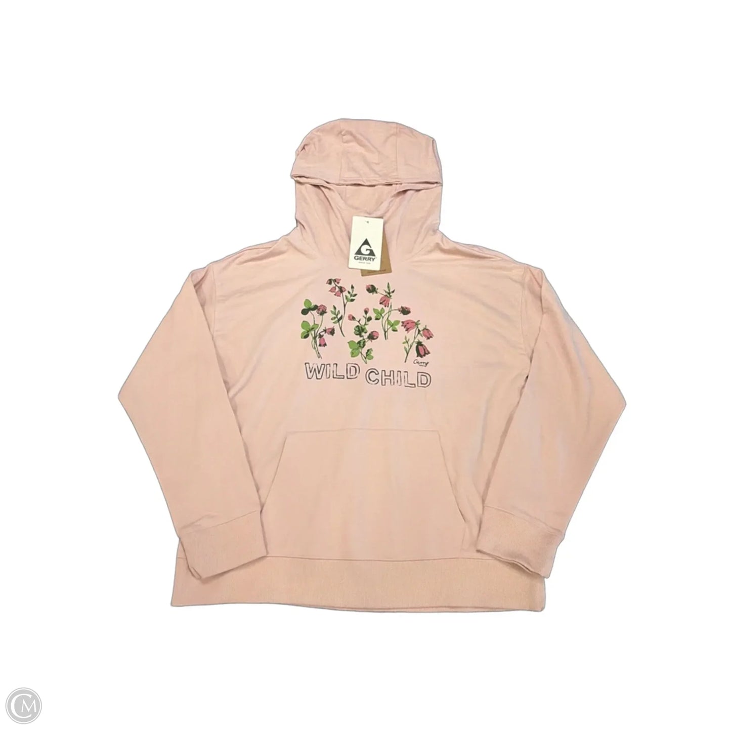 Sweatshirt Hoodie By Clothes Mentor In Pink, Size: L