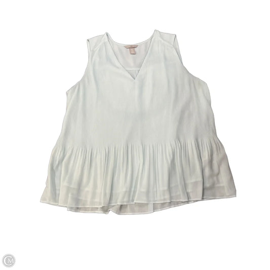Blouse Short Sleeve By H&m In Aqua, Size: Xl