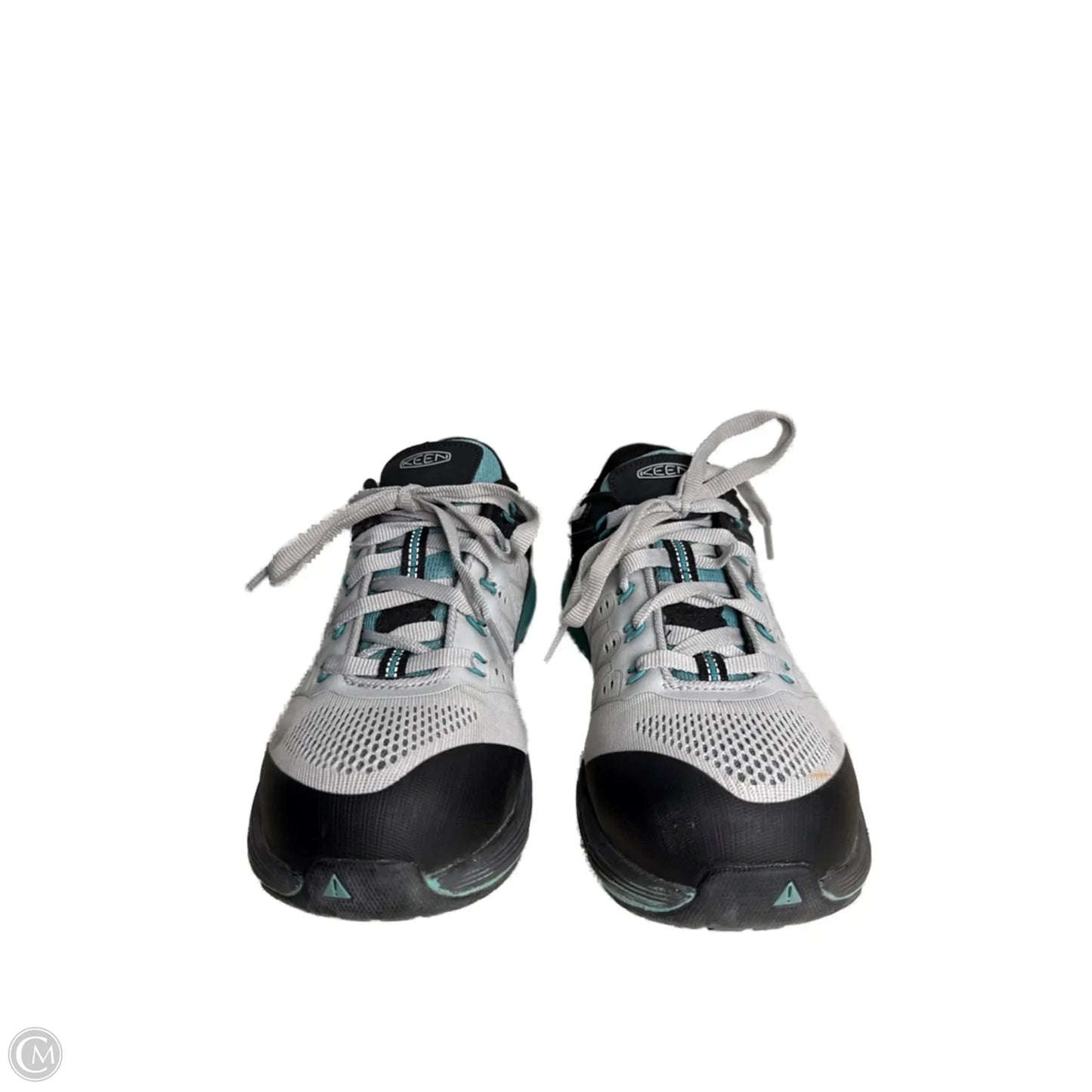 Shoes Hiking By Keen In Black & Grey, Size: 7.5