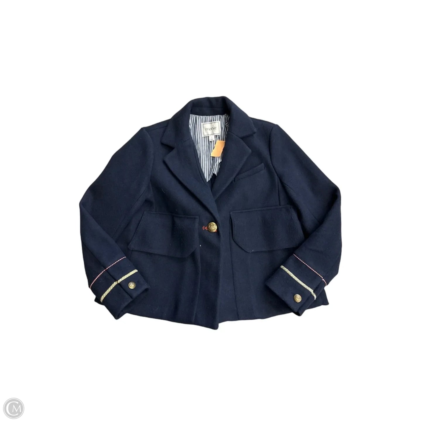 Blazer By Maeve In Navy, Size: Xs