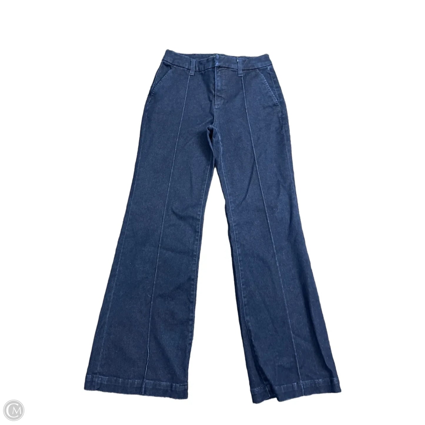 Jeans Flared By Liverpool In Blue Denim, Size: 8