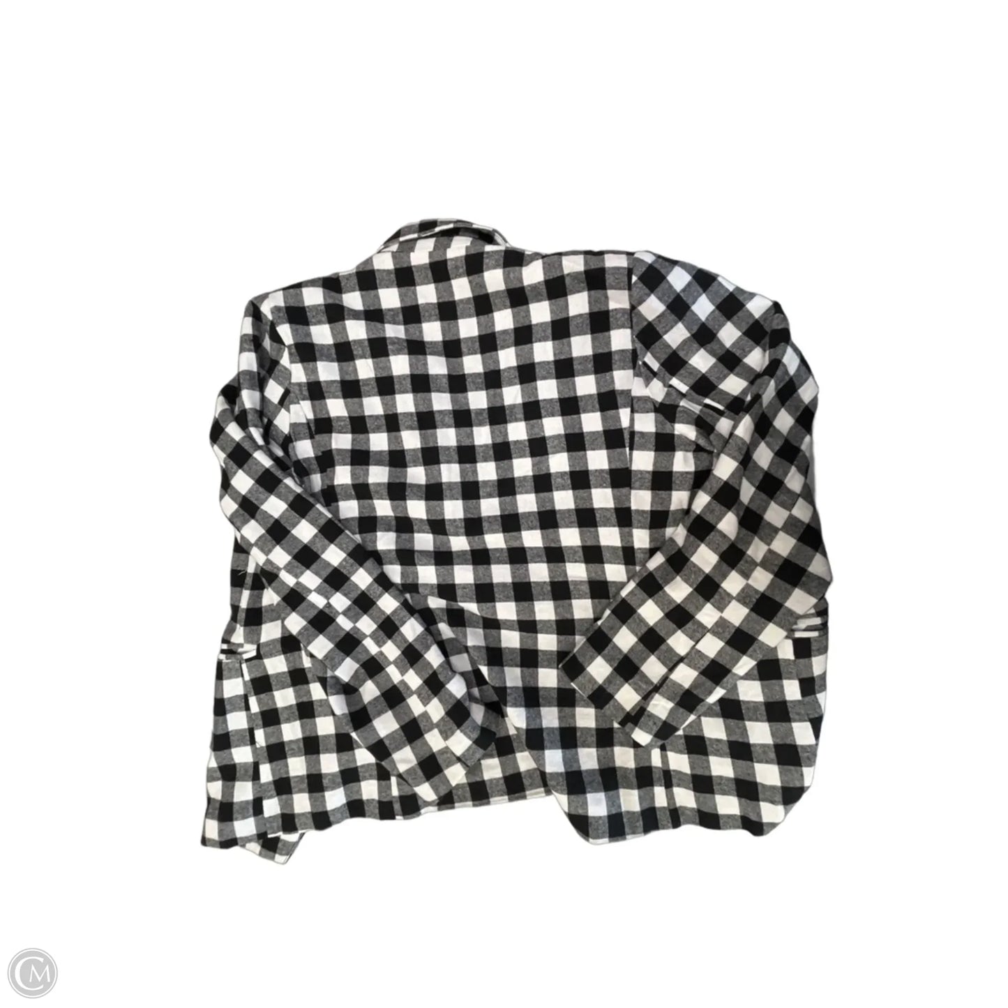 Blazer By Andree By Unit In Black & White, Size: M