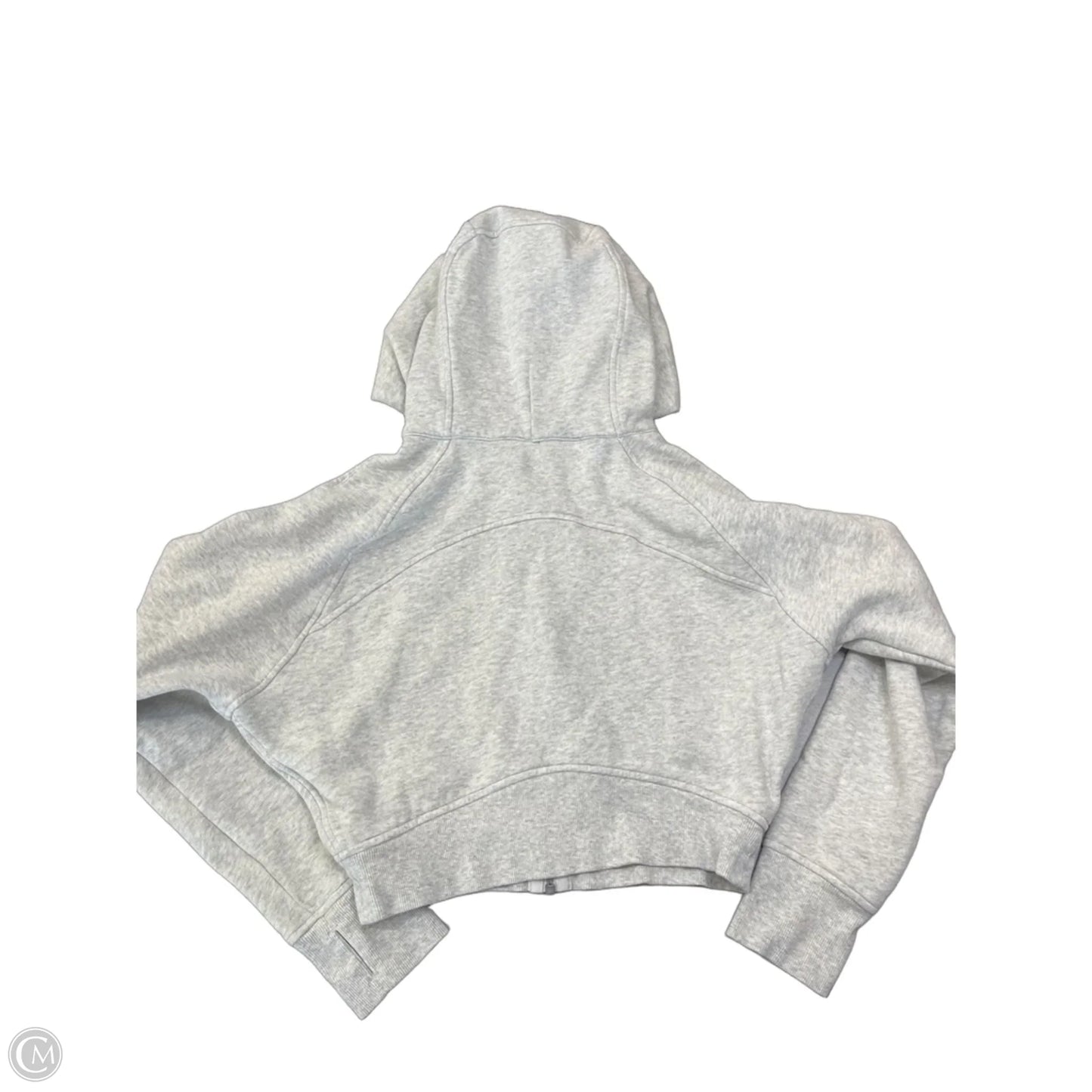Athletic Jacket By Lululemon In Grey, Size: S