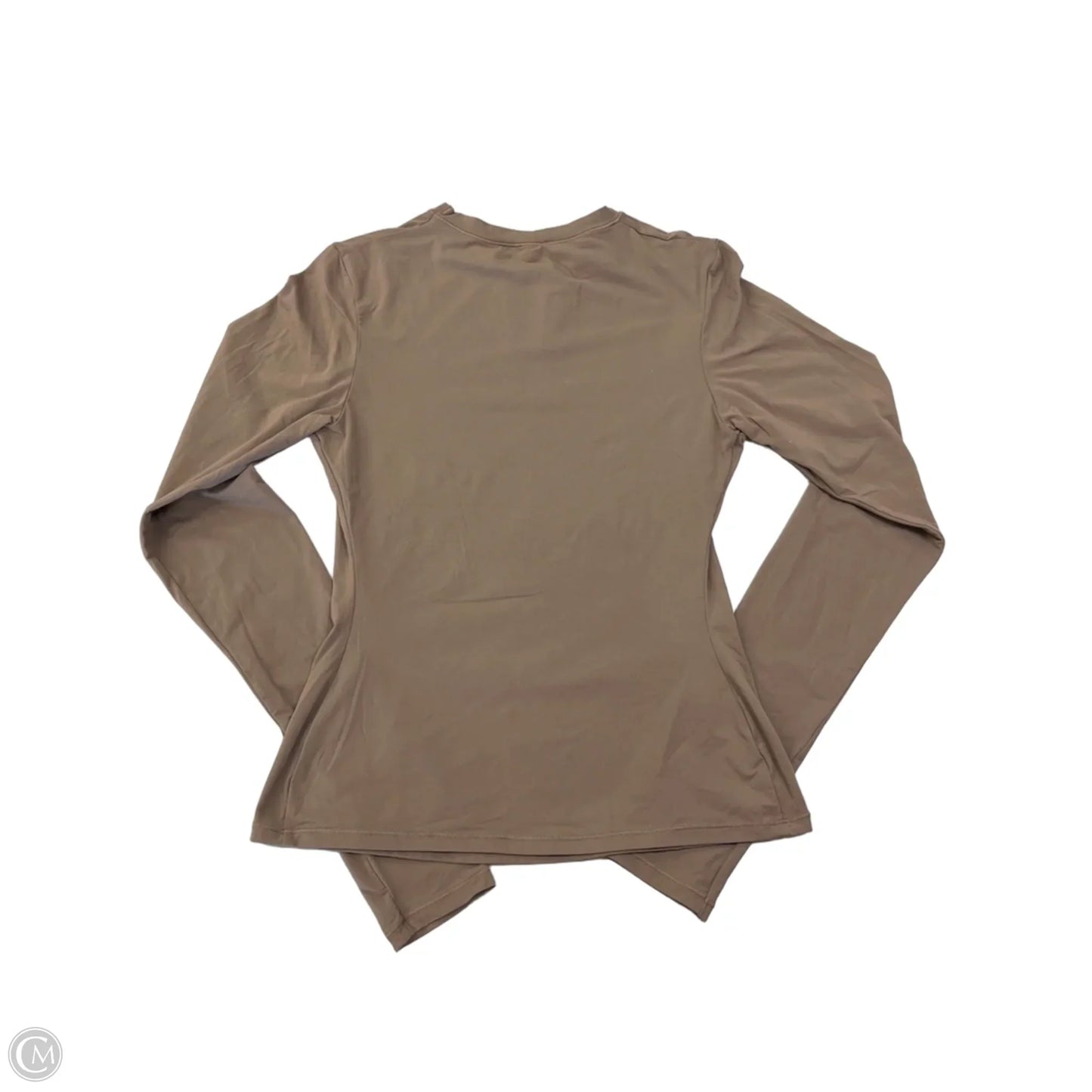 Top Long Sleeve Basic By Skims In Brown, Size: S