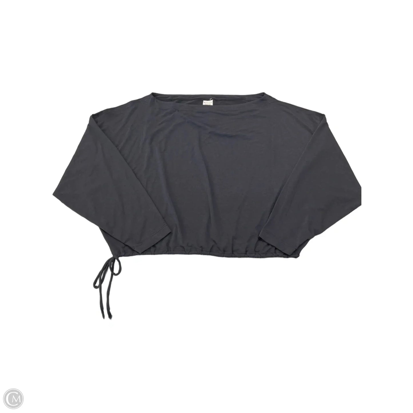 Athletic Top Long Sleeve Crewneck By Athleta In Black, Size: L