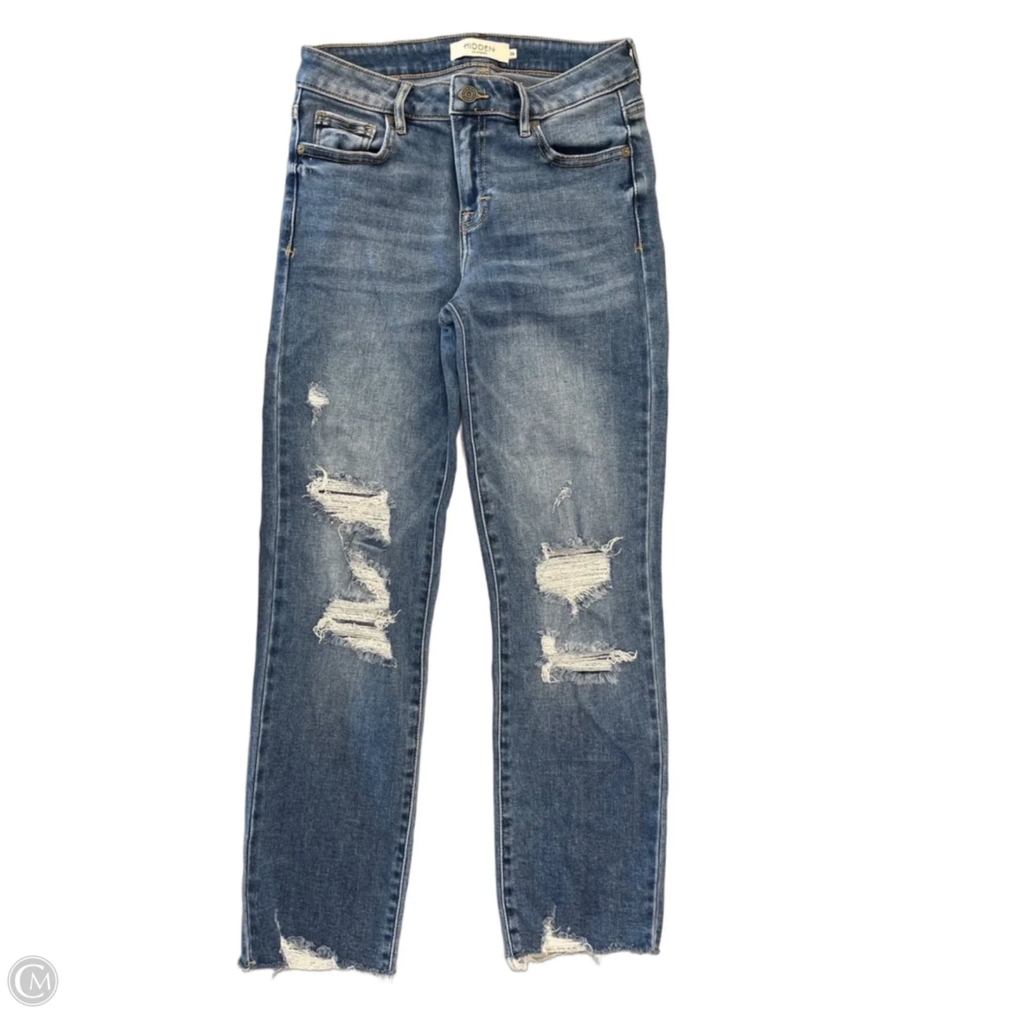 Jeans Straight By Hidden In Blue Denim, Size: 2
