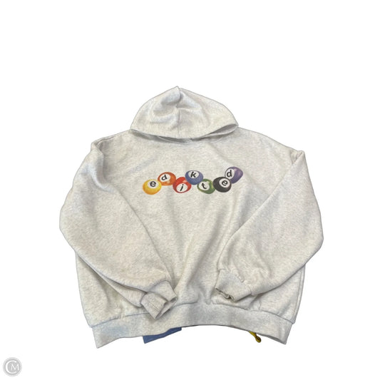 Sweatshirt Hoodie By Edikted In Grey, Size: Xs