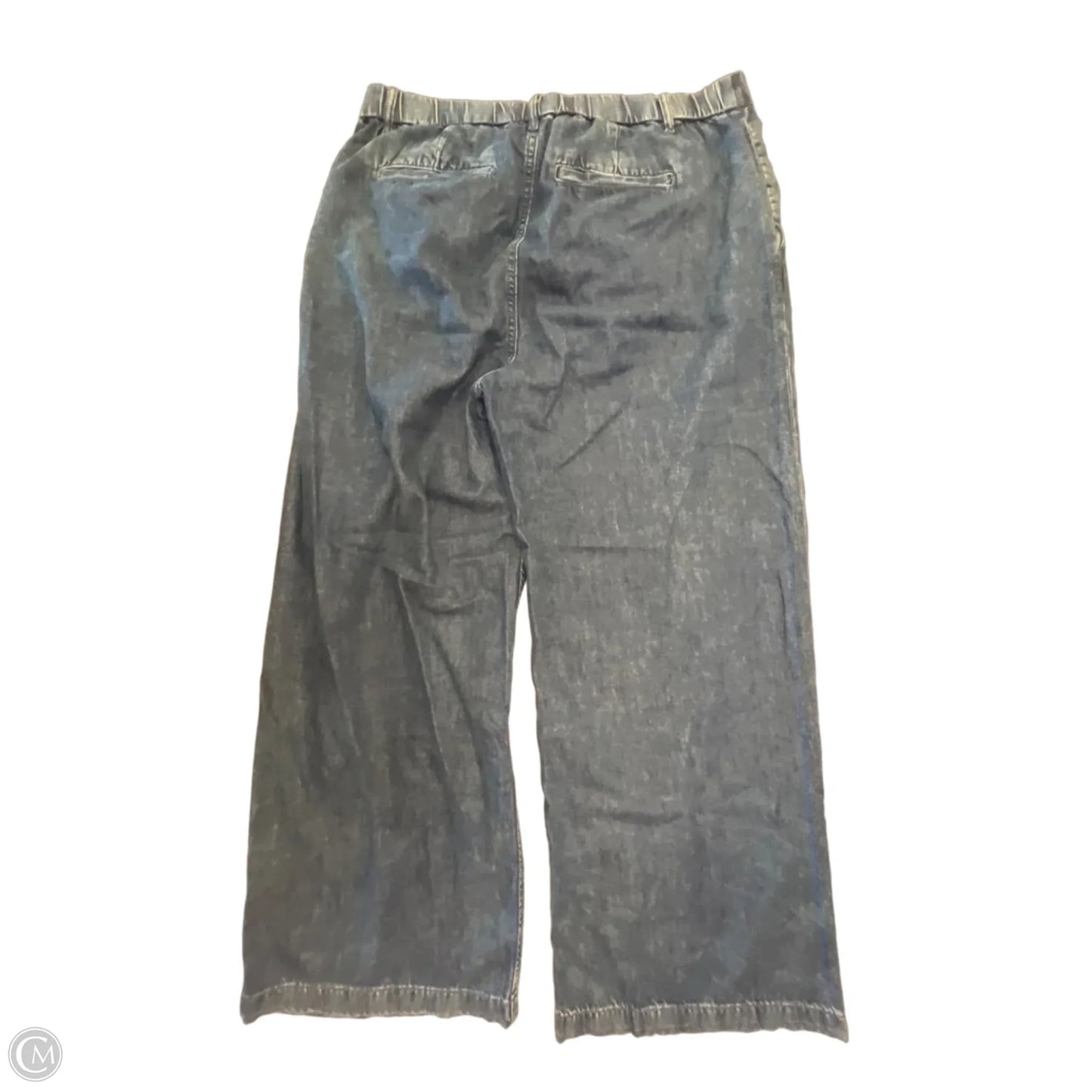 Pants Wide Leg By Gap In Blue Denim, Size: Xl