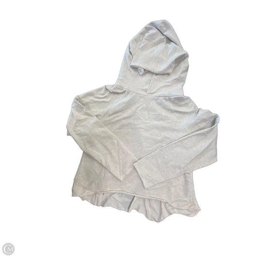 Athletic Sweatshirt Hoodie By Lululemon In Cream, Size: M