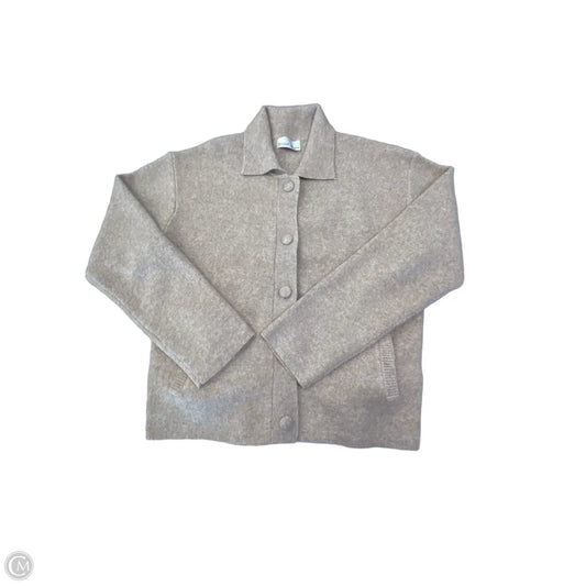 Cardigan By Be Cool In Tan, Size: S