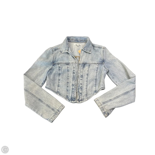 Jacket Denim By Pacsun In Blue Denim, Size: M