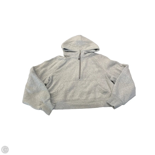 Athletic Jacket By Lululemon In Grey, Size: M