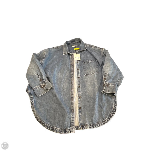 Jacket Denim By Clothes Mentor In Blue Denim, Size: 2x