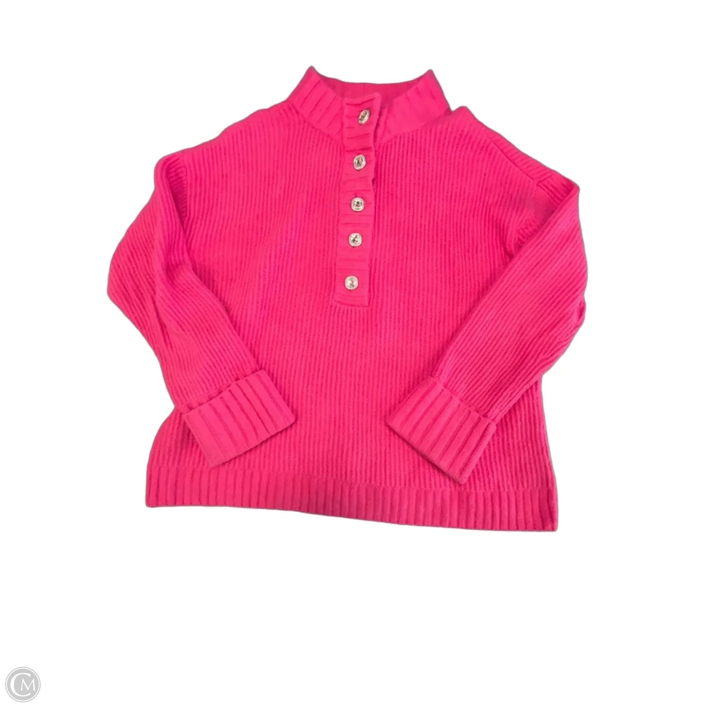 Sweater By Talbots In Pink, Size: L