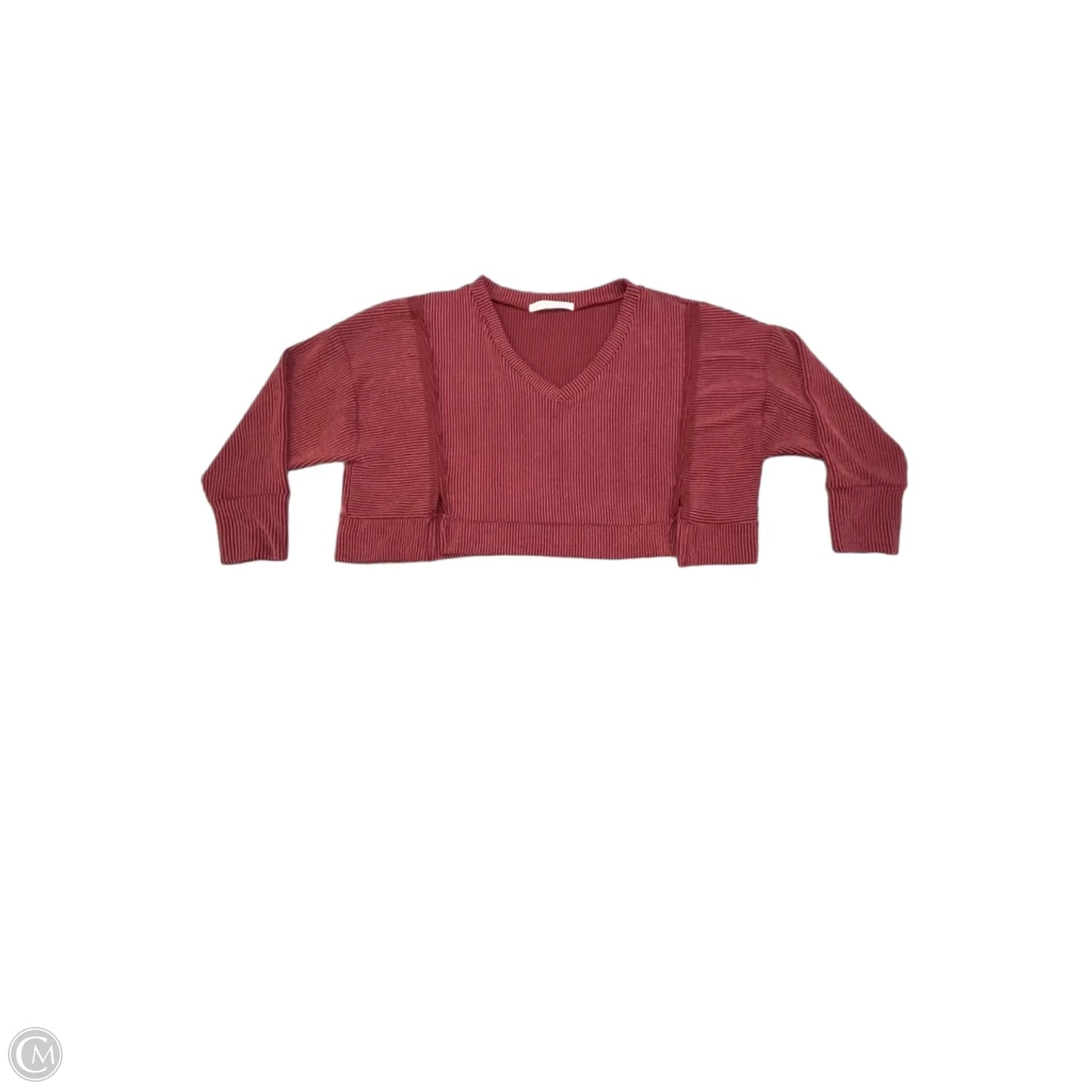 Top Long Sleeve Basic By Altard State In Maroon, Size: S