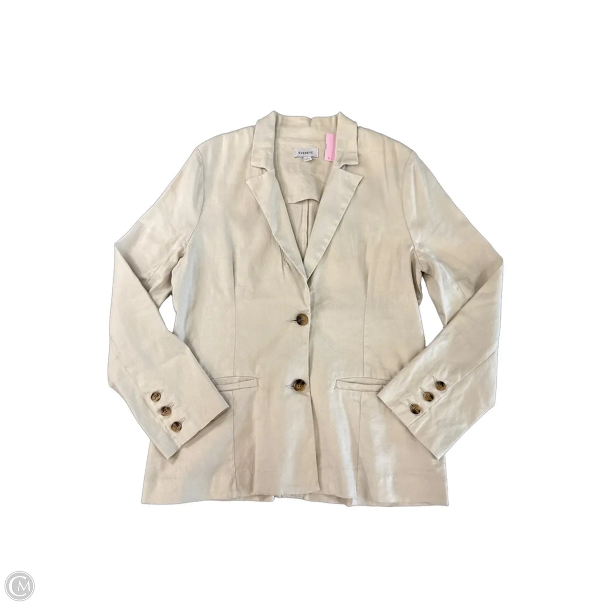 Blazer By Evereve In Beige, Size: S