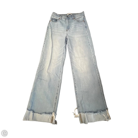 Jeans Wide Leg By Loft In Blue Denim, Size: 0
