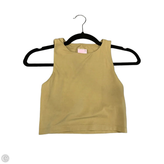 Athletic Tank Top By Offline In Tan, Size: Xs