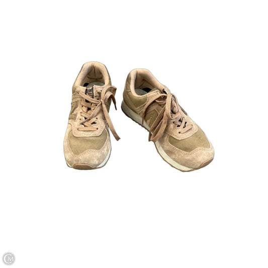 Shoes Sneakers By New Balance In Pink & Tan, Size: 7.5