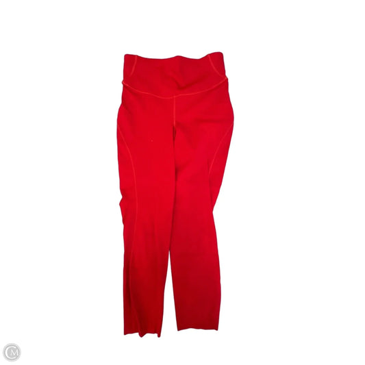 Athletic Leggings Capris By Lululemon In Red, Size: S