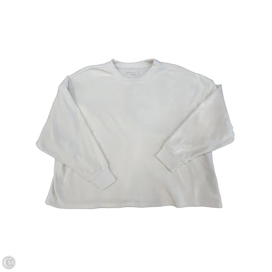 Top Long Sleeve Basic By Abercrombie And Fitch In Cream, Size: L