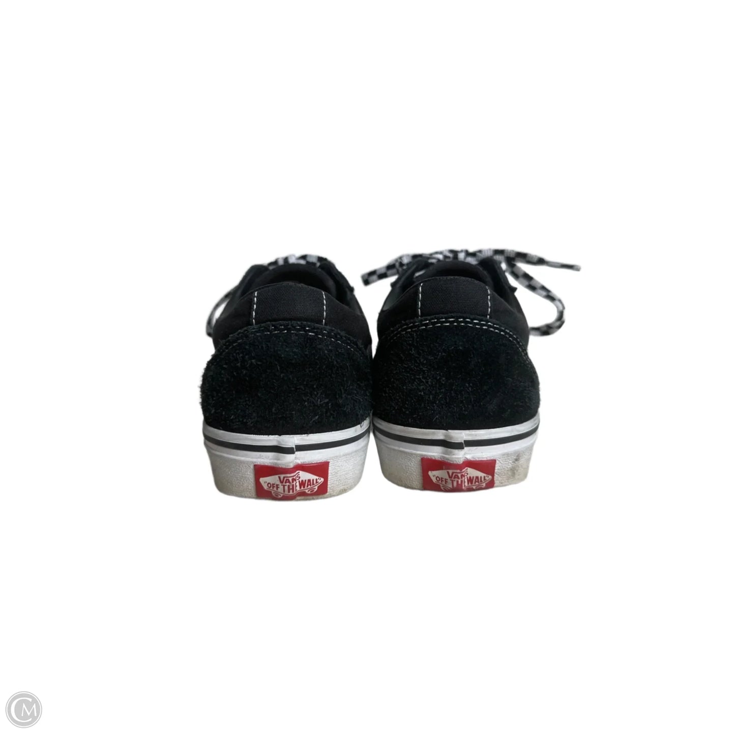 Shoes Sneakers By Vans In Black & White, Size: 8