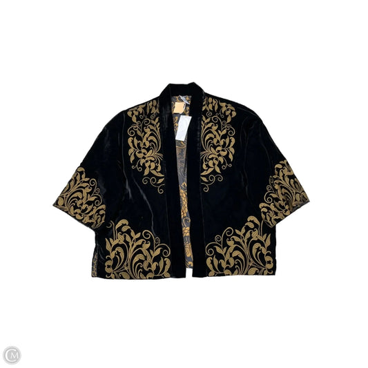 Cardigan By Chicos In Black & Brown, Size: M