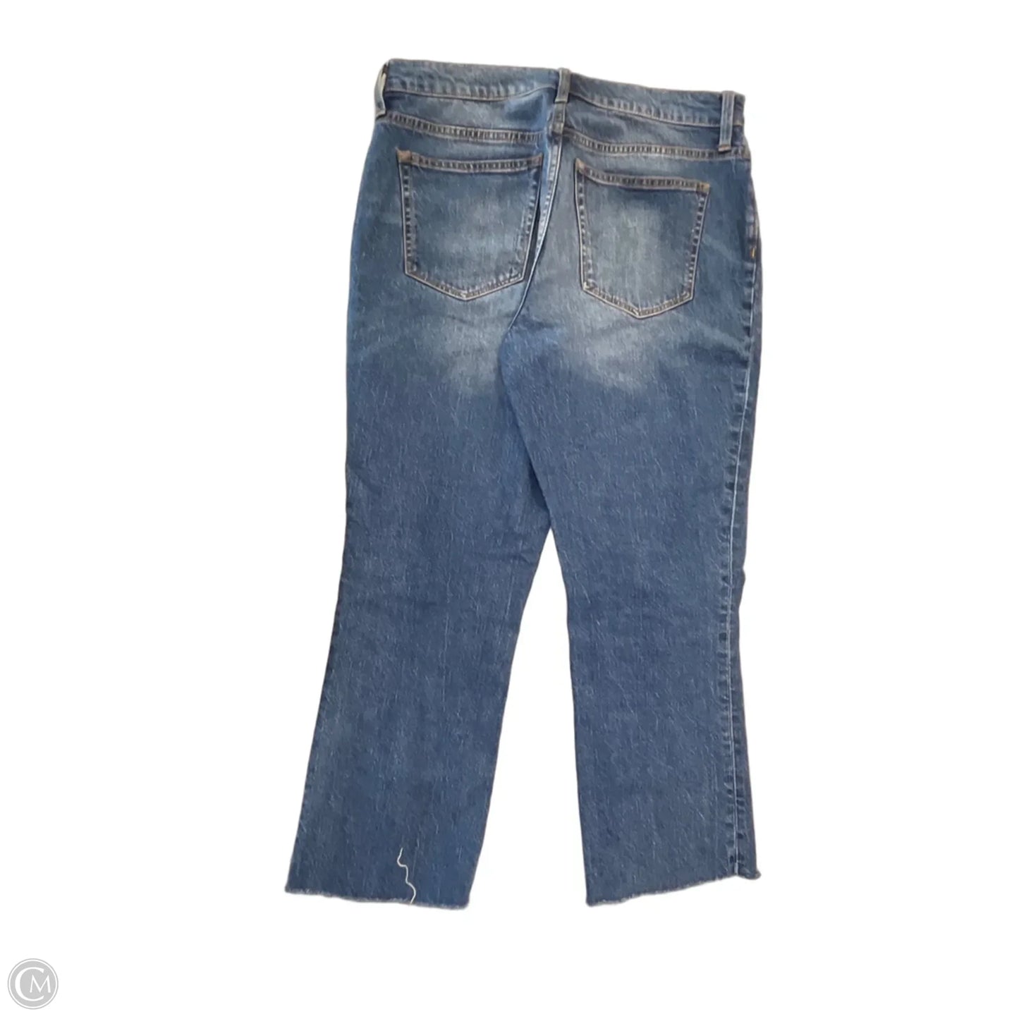 Jeans Cropped By J. Crew In Blue Denim, Size: 8