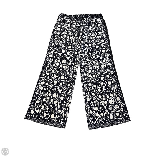 Pants Wide Leg By Adrianna Papell In Floral Print, Size: M