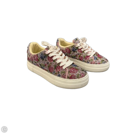 Shoes Sneakers By Betsey Johnson In Multi-colored, Size: 7.5
