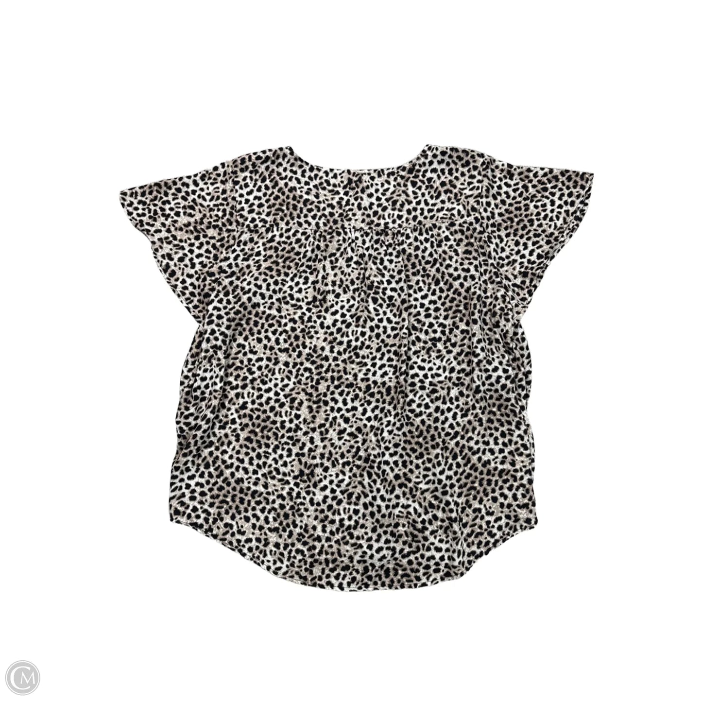 Blouse Short Sleeve By Torrid In Leopard Print, Size: 3x