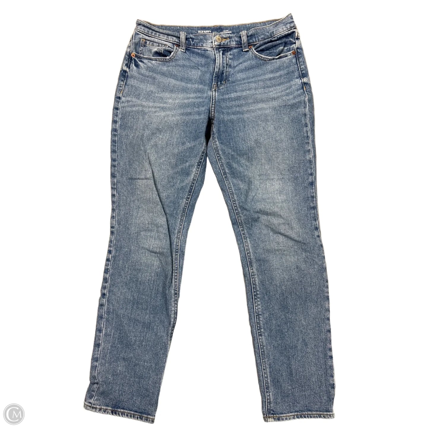 Jeans Boyfriend By Old Navy In Blue Denim, Size: 4
