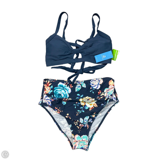 Swimsuit 2pc By Cupshe In Blue, Size: L