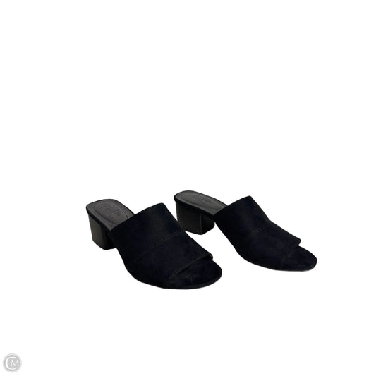 Sandals Heels Block By Life Stride In Black, Size: 8.5
