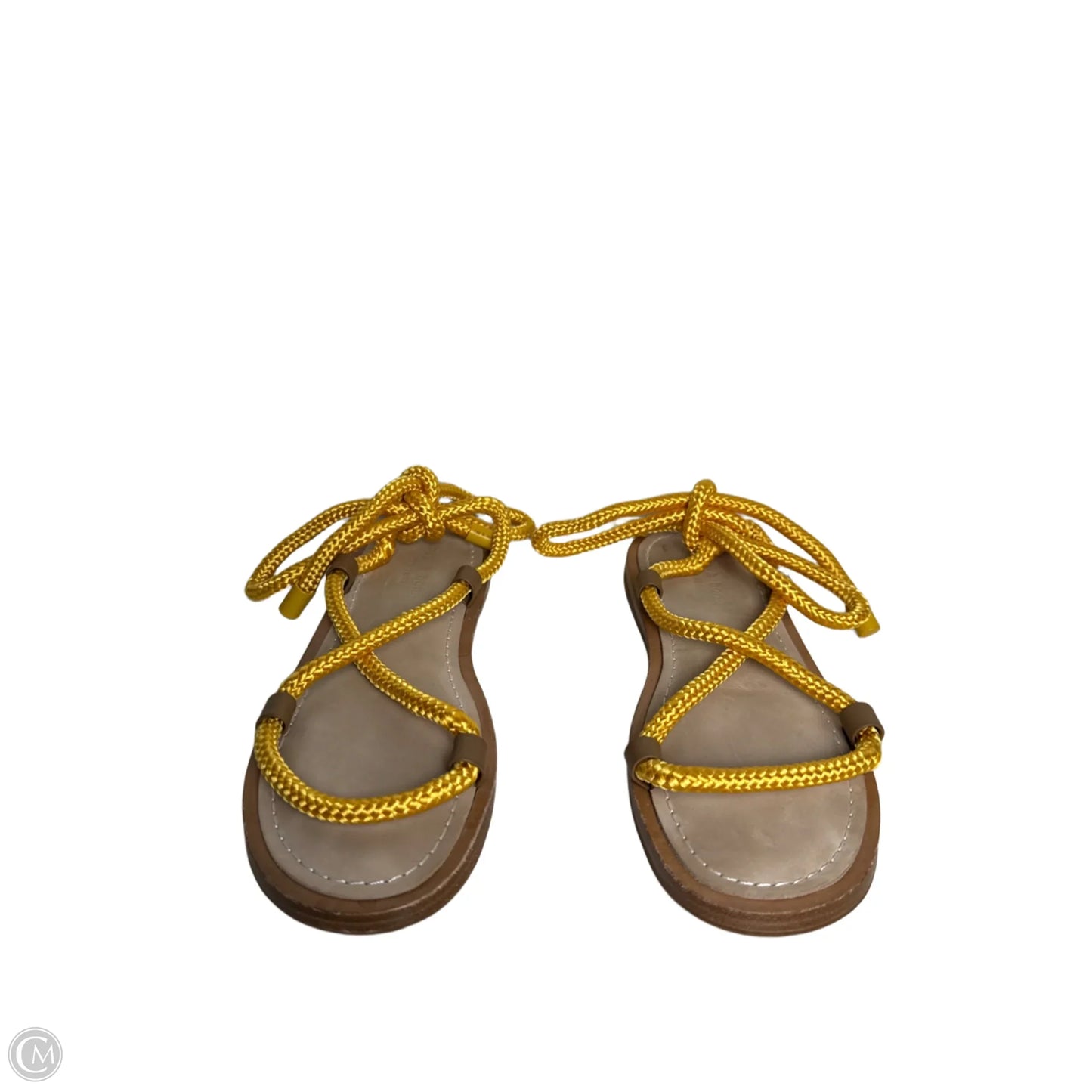 Sandals Flats By Rag And Bone In Yellow, Size: 7