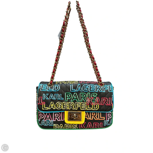 Crossbody Designer By Karl Lagerfeld, Size: Medium