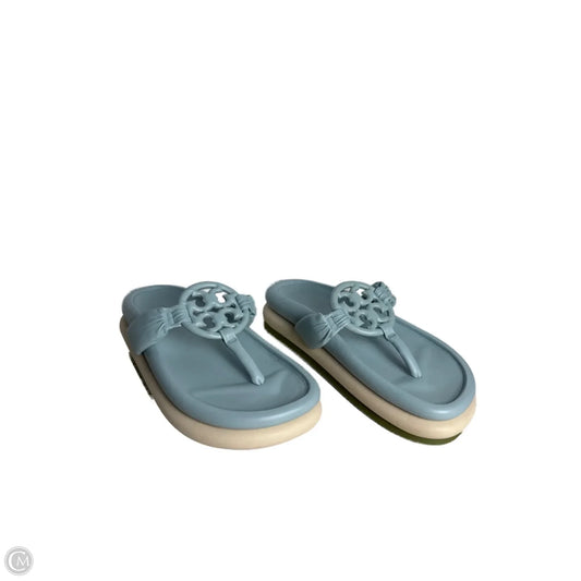 Sandals Designer By Tory Burch In Blue, Size: 7.5